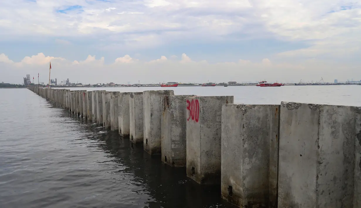 Direktur Pengendalian Pemanfaatan Ruang Laut KKP Fajar Kurniawan mengatakan KKP telah melakukan verifikasi lapangan terkait keluhan nelayan atas keberadaan tanggul itu. (merdeka.com/Arie Basuki)