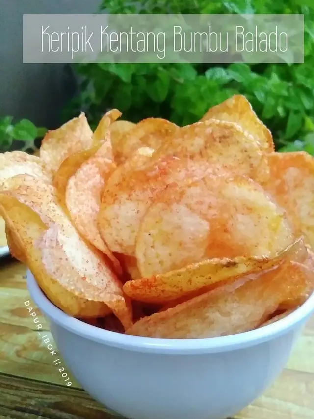 ilustrasi Resep membuat kripik sayuran menyehatkan anti gagal/ Instagram/@kulinerdapur