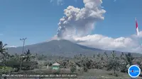 Gunung Lewotobi Laki-Laki kembali erupsi pada Rabu (21/8/2024), pukul 12.51 Wita. (Liputan6.com/ Dok PVMBG)