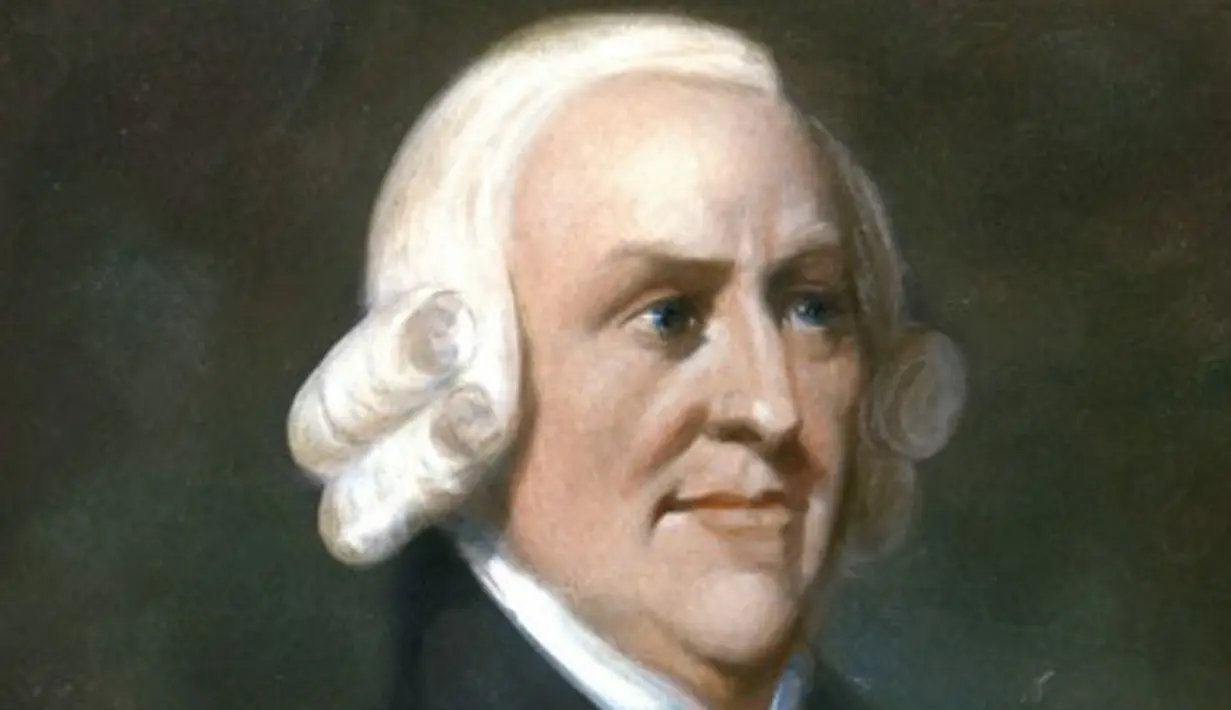 John Adam Smith, lahir di Skotlandia, 5 Juni 1723. Ia adalah seorang filsuf yang menjadi pelopor ilmu ekonomi modern (Istimewa)