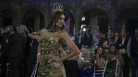 Miss Universe Argentina Magali Benejam. (dok. Yuri CORTEZ / AFP)