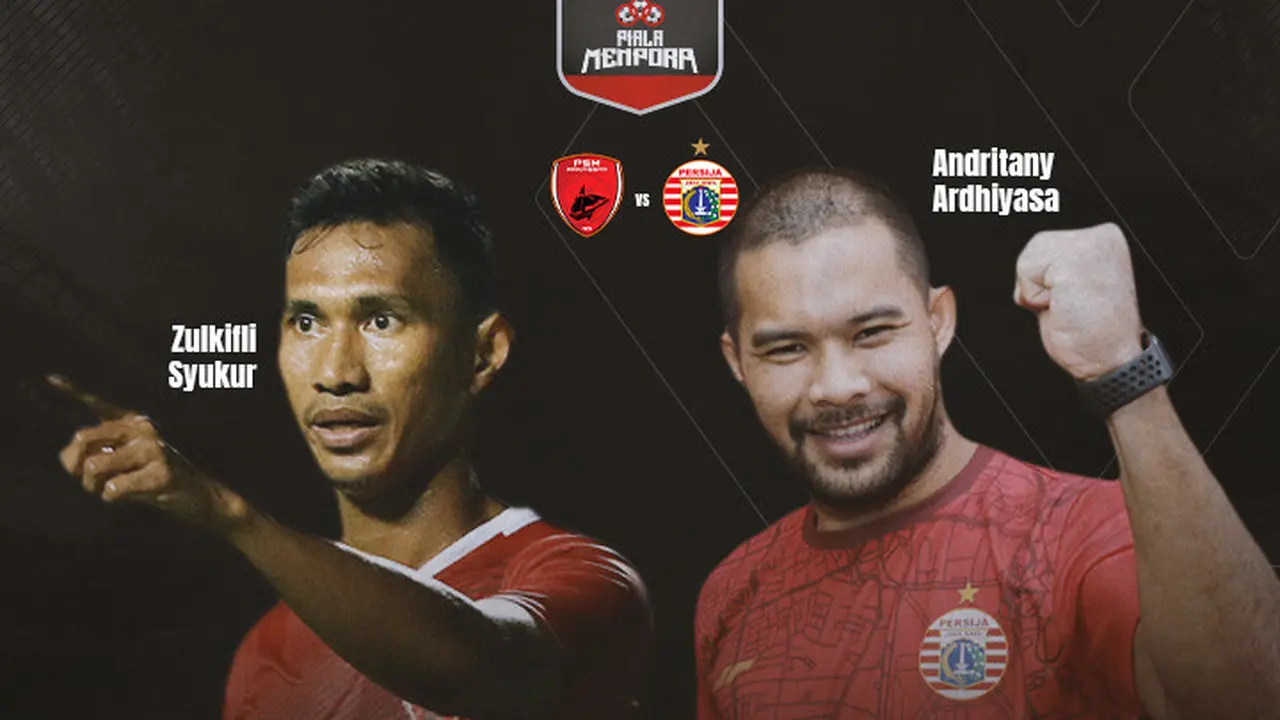 Piala Menpora - PSM Makassar Vs Persija Jakarta - Duel Kapten