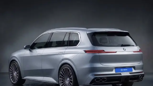 Tampak Depan BMW X9: Tampil Beda Lewat Gril Ginjal 3D dan Lampu LED Futuristik