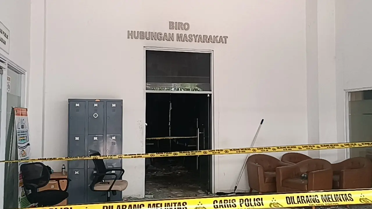 Lokasi Kebakaran Kementerian ATR/BPN Dipasangi Garis Polisi