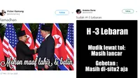 Cuitan Lucu Warganet H-3 Lebaran di Twitter, Seperti Apa?