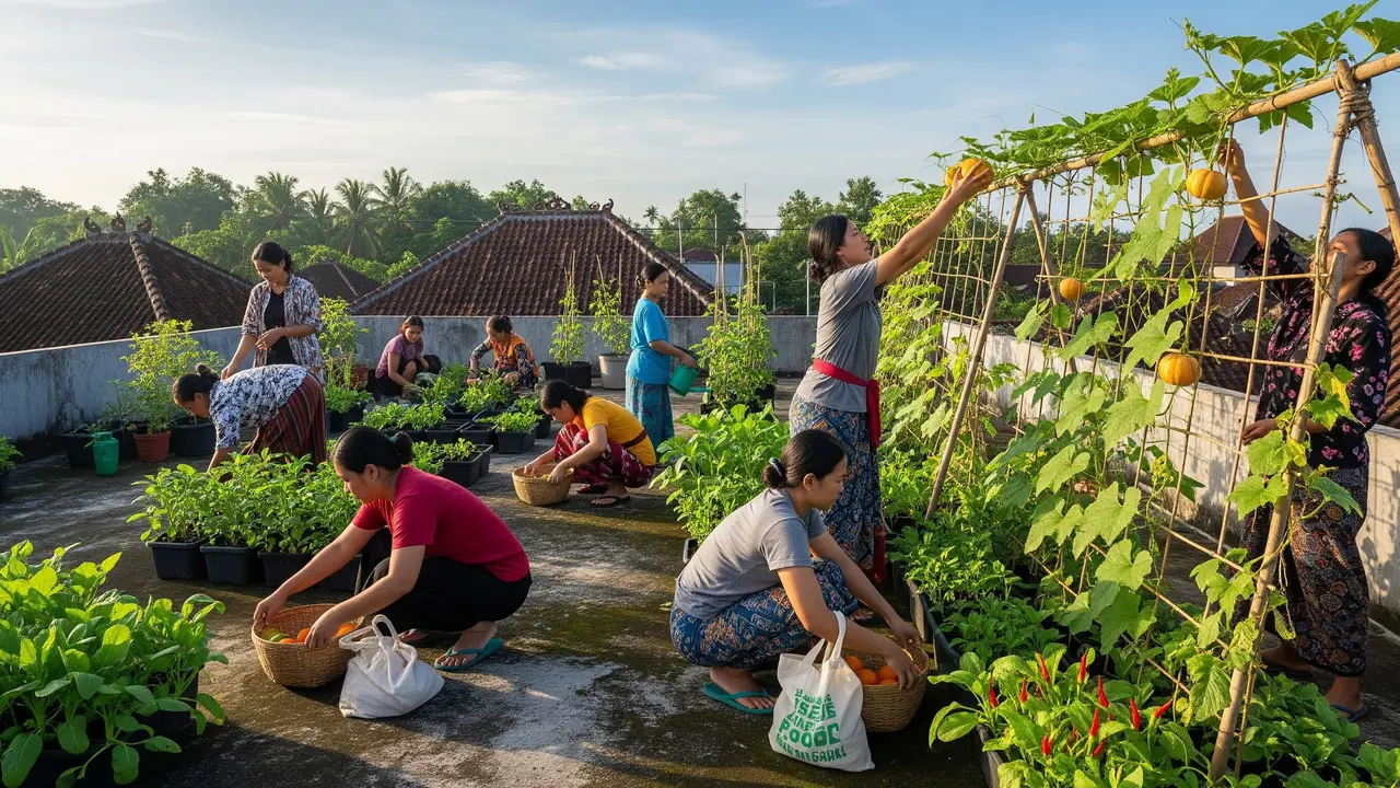 Kebun Sayur untuk Ibu-Ibu Arisan