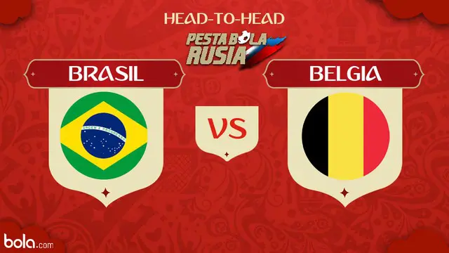 Berita video head-to-head Piala Dunia Rusia 2018: Brasil vs Belgia.