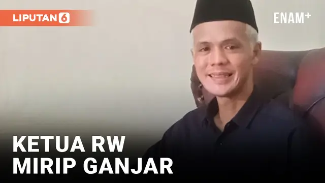 Viral Ketua RW di Kota Serang Mirip Ganjar Pranowo