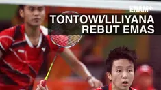 Tontowi Ahmad/Liliyana Natsir merebut emas Olimpiade Rio 2016 bulutangkis nomor ganda campuran, usai mengalahkan pasangan Malaysia,