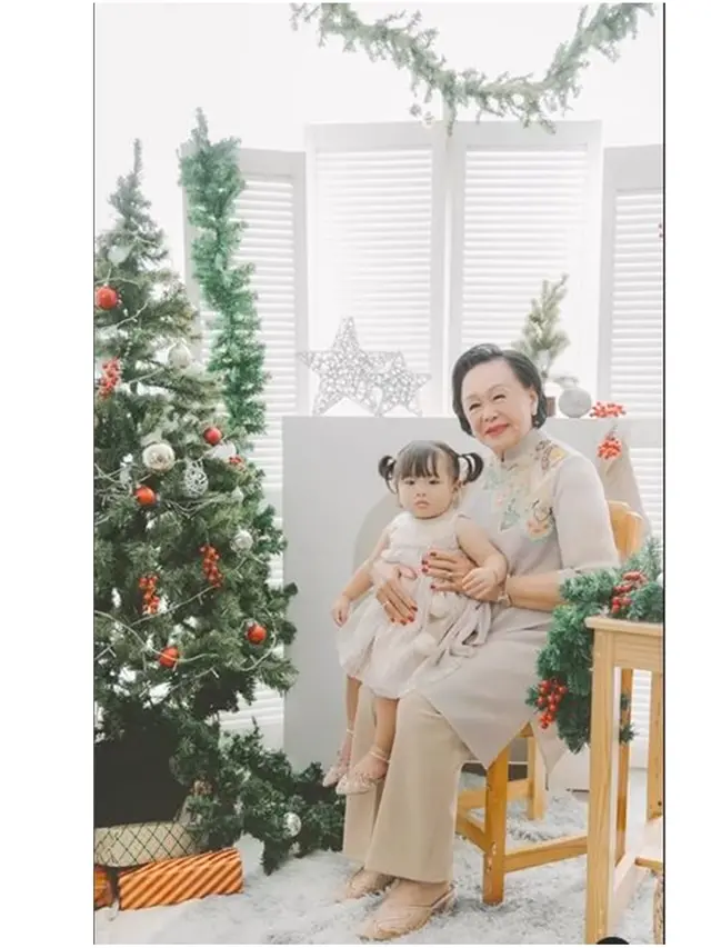 6 Pemotretan Keluarga Ahok Bertema Natal, Ceria Bareng Dua Buah Hati