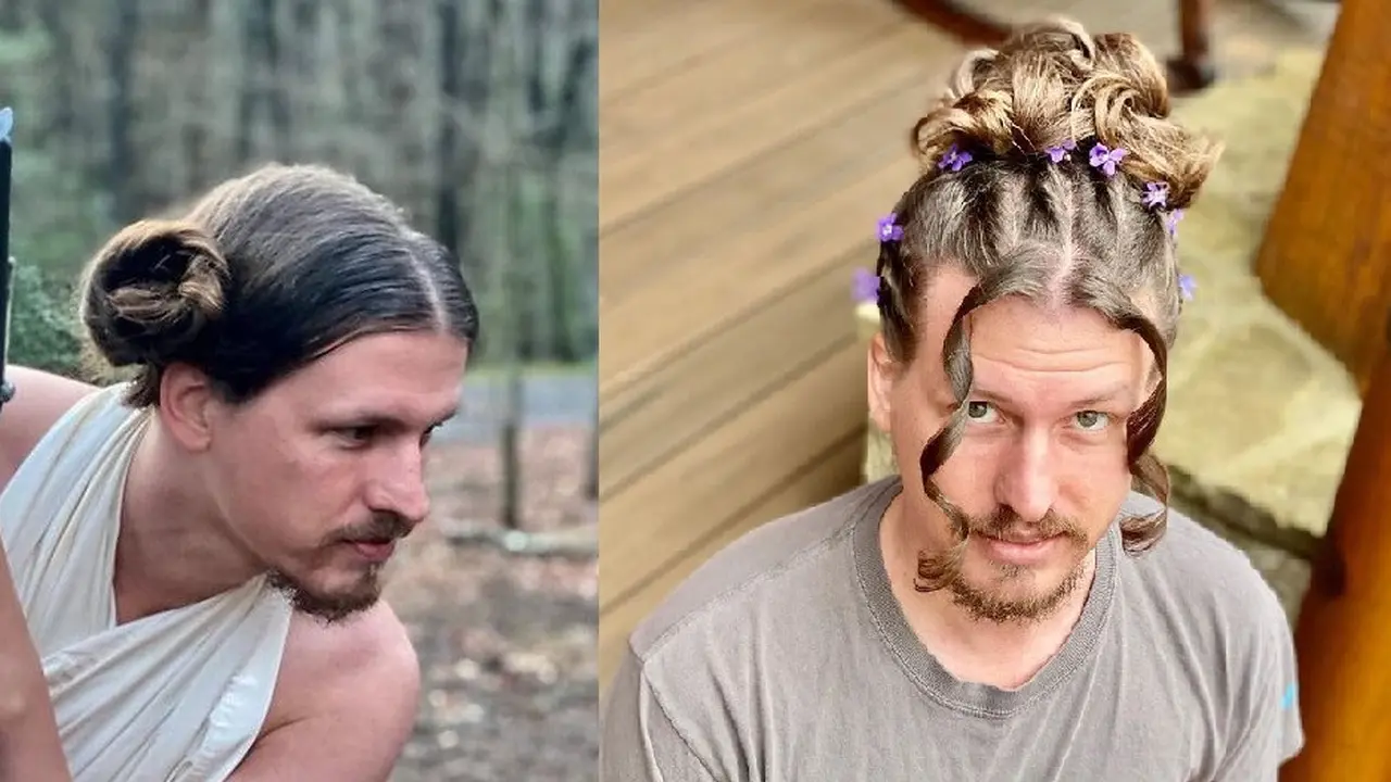 penata rambut ini jadikan pacarnya sebagai model dadakan.