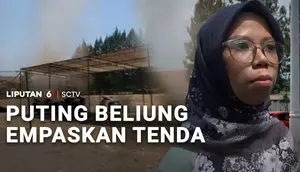 Puting Beliung Empaskan Tenda