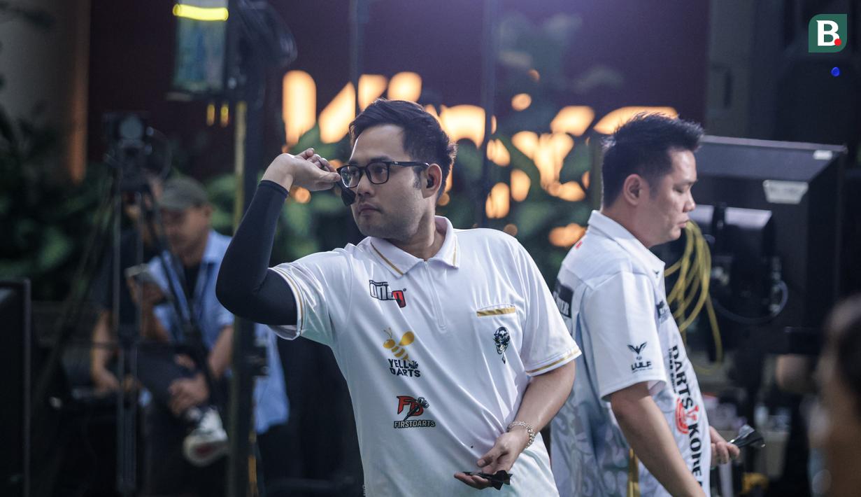 Tirta mendapatkan perlawanan sengit dari Bayu Harudito. Ia sempat tertinggal pada babak pertama. (Bola.com/Bagaskara Lazuardi)