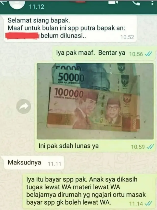 Deretan Chat Drama Saat Sekolah Online, Lucu tapi Bikin Kesal