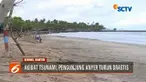 Seminggu pasca dilanda tsunami, obyek wisata pantai di kawasan Anyer sepi pengunjung. Pengelola mengaku rugi miliaran rupiah, padahal pihaknya sudah melakukan diskon besar-besaran.