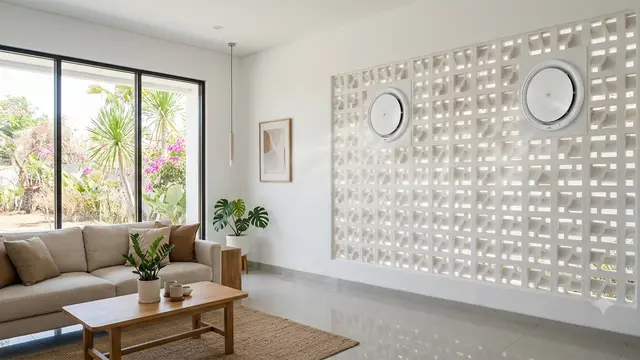 Ide Dinding Angin untuk Rumah di Daerah Panas dan Berdebu. Gemini