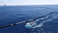 The Ocean Cleanup System (sumber: The Ocean Cleanup)