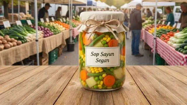 Ilustrasi Ide Jualan Sayur Berkuah Anti Basi/Gemini AI