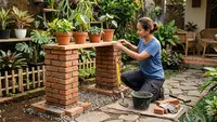 9 Cara Membuat Rak Tanaman dari Susunan Batu Bata agar Tidak Mudah Roboh