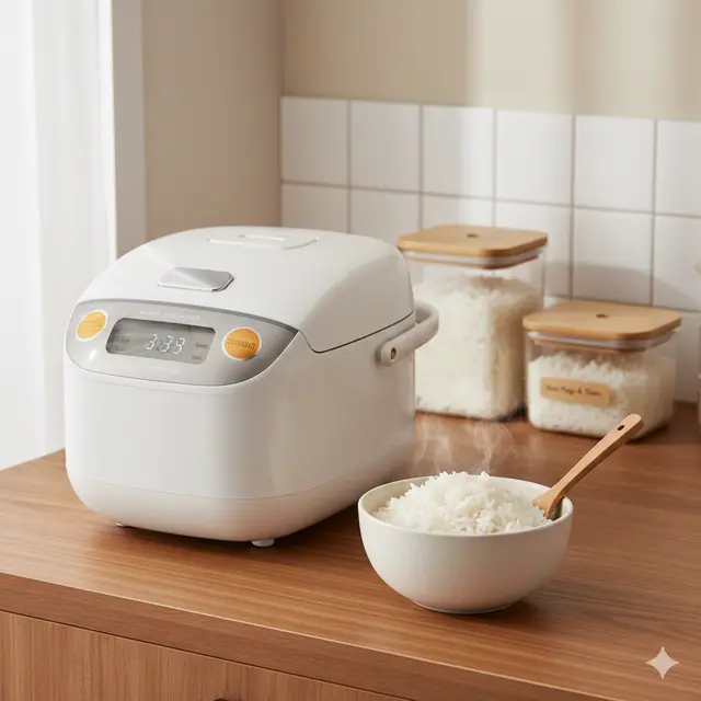 Tips Menggunakan Rice Cooker agar Hemat Listrik dan Tetap Efisien (Foto: Gemini AI)