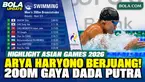 Highlight penampilan perenang putra Indonesia, Arya Haryono, di nomor 200 meter gaya dada Asian Games Aichi-Nagoya 2026. Arya mencatat waktu 2 menit 19,73 detik dan finis di posisi ketujuh pada Heat 3. (Editor video: Intern/Daifan Putra)