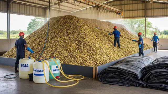 Cara Mengolah Kulit Pisang Jadi Pakan Ternak