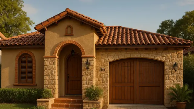 Model Rumah Type 36 Gaya Mediterania 1 Lantai