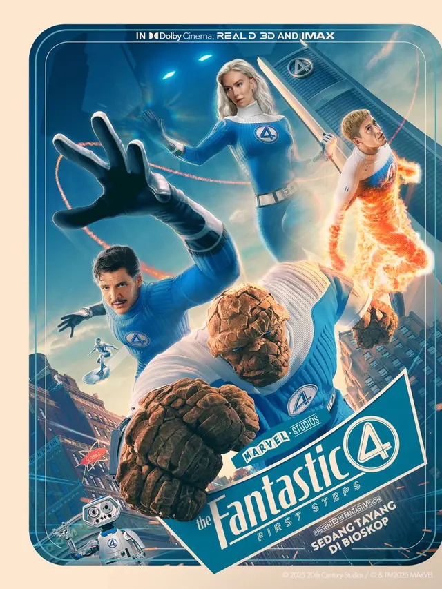 The Fantastic Four: First Steps, Sudah Tayang di Bioskop! (photo by Disney Indonesia)