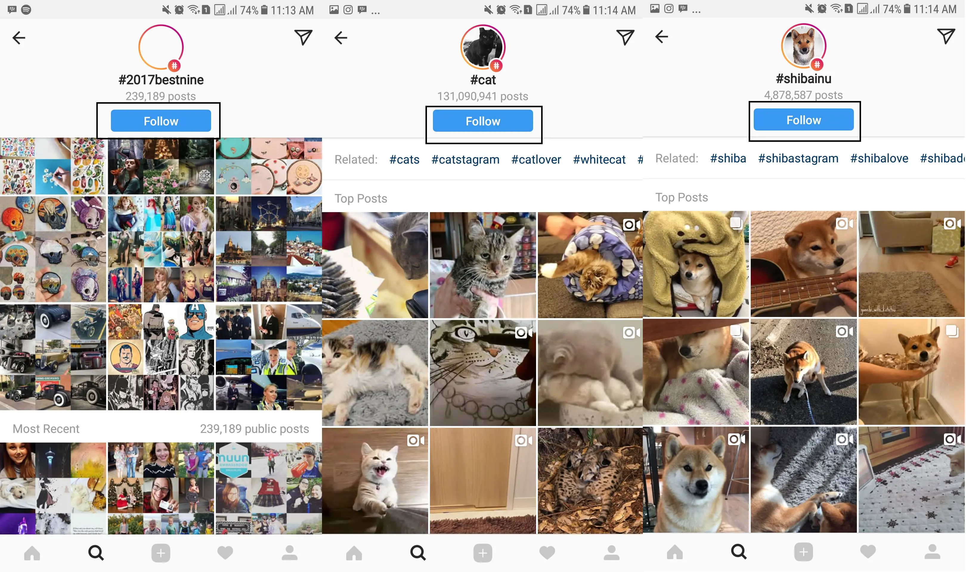 Instagram menghadirkan fitur follow Hastag (Liputan6.com/ Agustin Setyo W)