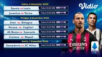 Pertandingan lengkap Liga Italia Serie A pekan 10 dapat disaksikan melalui platform streaming Vidio. (Dok. Vidio)