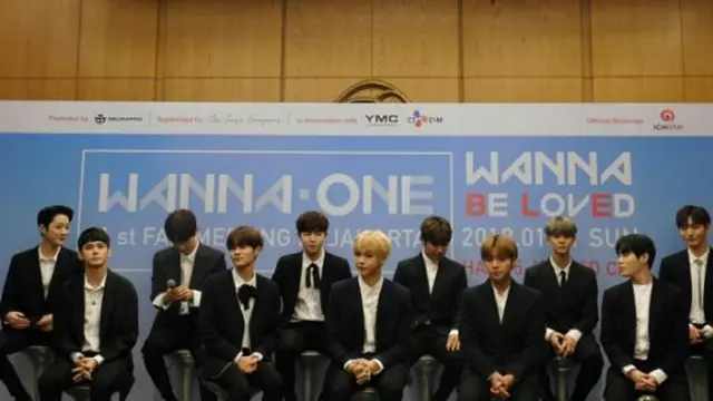 Wanna One (Foto: Ratnaning Asih)