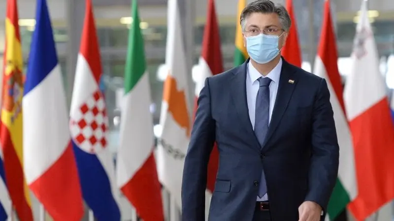 Perdana Menteri Kroasia, Andrej Plenkovic. ( Foto: AP/ Johanna Geron )