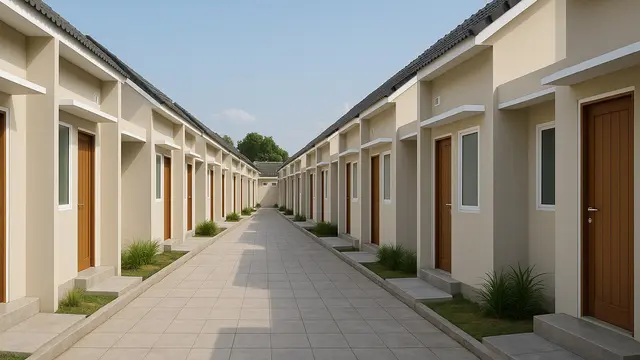 Inspirasi Model Rumah Kos 10 kamar yang Indah Meski Sederhana/via AI