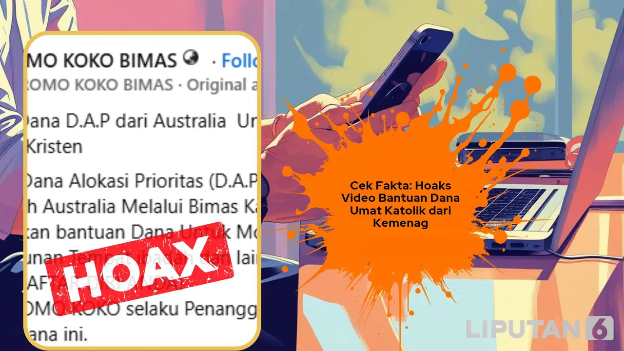 Cek fakta video bantuan dana umat Katolik dari Kemenag