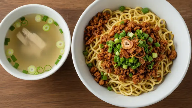 Mie Bangka Ayam Cincang