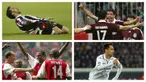 Partai-partai Liga Champions telah menghadirkan kejadian-kejadian unik dan menarik. Salah satunya adalah gol-gol kilat yang terjadi saat laga baru dimulai dalam hitungan detik. Berikut 7 daftar pencetak gol tercepat dalam sejarah Liga Champions. (Kolase Foto AFP)