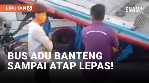VIDEO: Kecelakaan Bus Eka VS Bus Sugeng Rahayu di Ngawi, Empat Orang Tewas