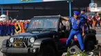 Kapolri Jenderal Idham Azis usai mengecek pasukan saat upacara HUT ke-69 Polairud di Mako Polairud, Pondok Cabe, Tangerang, Rabu (4/12/2019). HUT bertema 'SDM Unggul dengan Almatsus Modern, Korpolairud Baharkam Polri Siap Menjaga Stabilitas Keamanan Dalam Negeri'. (Liputan6.com/Faizal Fanani)
