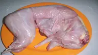 Daging kelinci memiliki protein yang sama dengan daging ayam tapi kolesterolnya lebih rendah