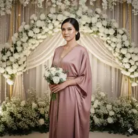 Model Baju Bridesmaid Agar Terlihat Langsing (created by AI)