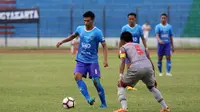PSIM Yogyakarta meraih kemenangan tipis 1-0 atas Persepam Madura Utama dalam lanjutan Grup 5 Liga 2 2017.(Bola.com/Ronald Seger Prabowo)