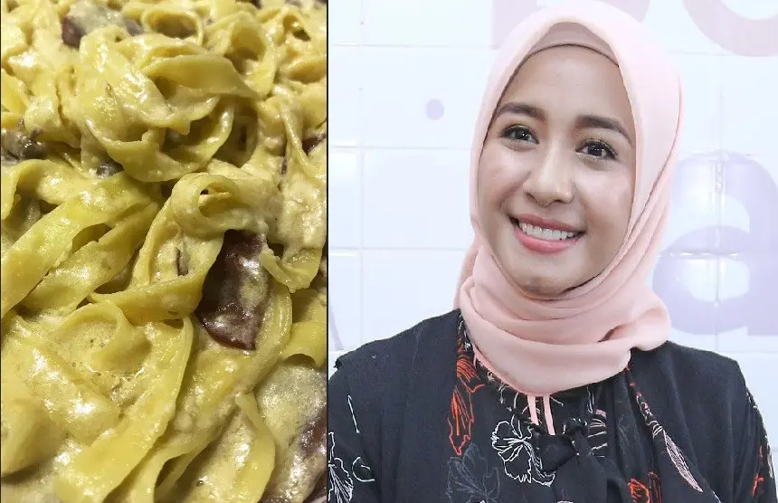 Laudya Cynthia Bella senangkan suami dengan belajar memasak (Foto: Instagram/Herman Zakharia)