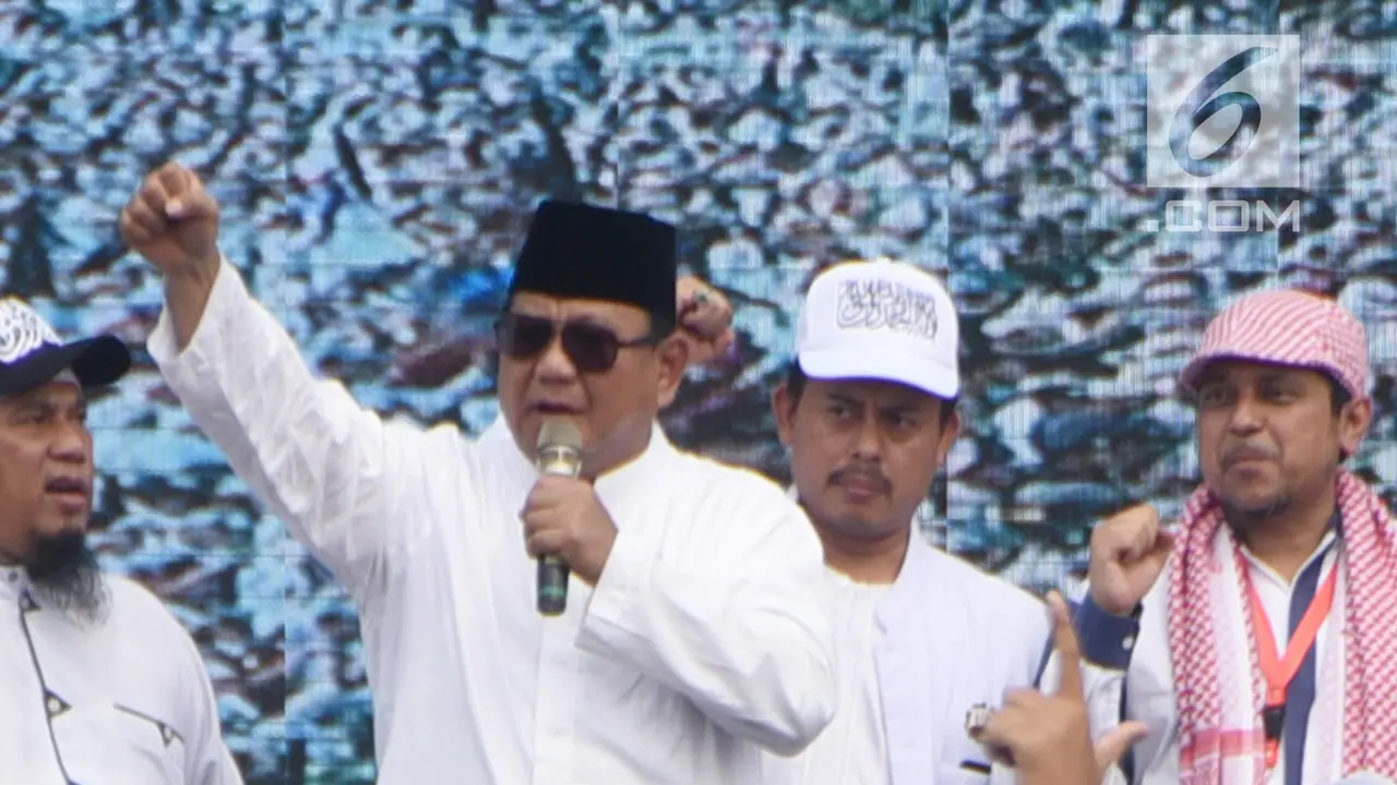Prabowo di Reuni 212