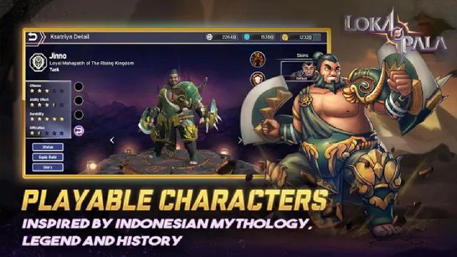 Lokapala, mobile game lokal