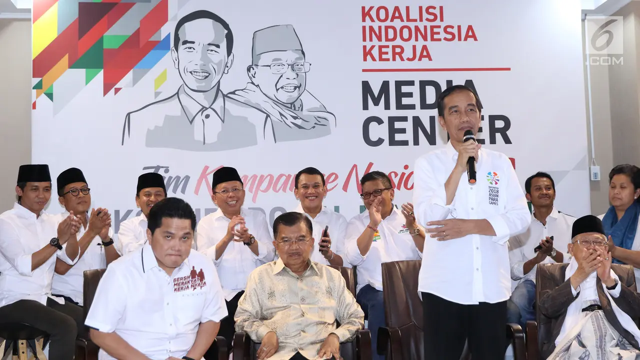 Jokowi Tunjuk Erick Thohir Jadi Ketua Tim Kampanye