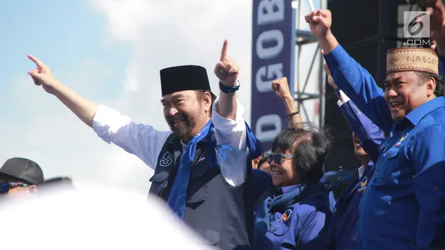 Surya Paloh Hadiri Kampanye Rapat Umum Terbuka Perdana di Gorontalo