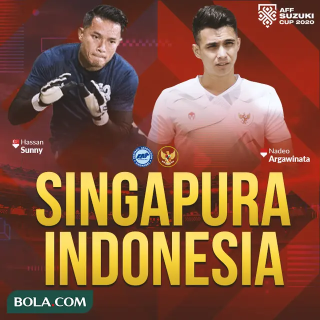 Piala AFF - Duel Kiper - Singapura Vs Timnas Indonesia - Hassan Sunny Vs Nadeo Argawinata