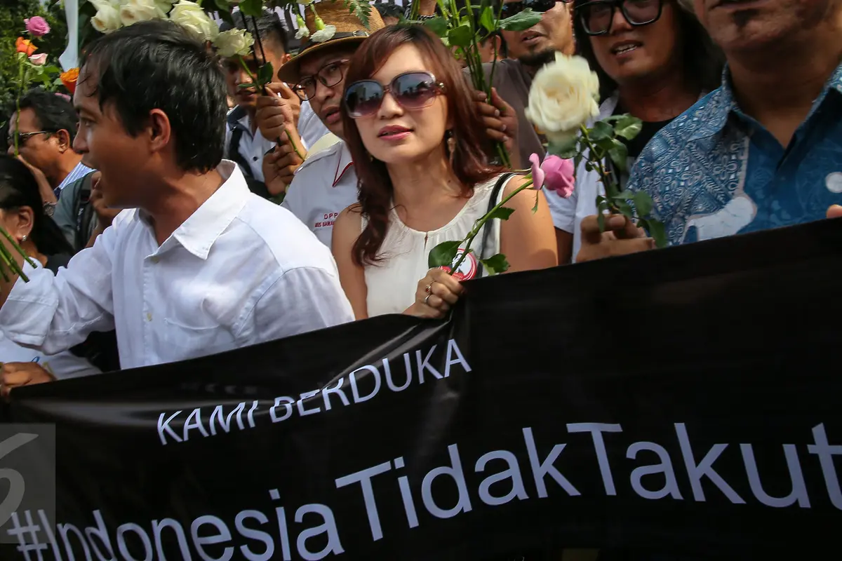 20160115- Aksi Kami Tidak Takut di Sarinah-Jakarta-Faizal Fanani