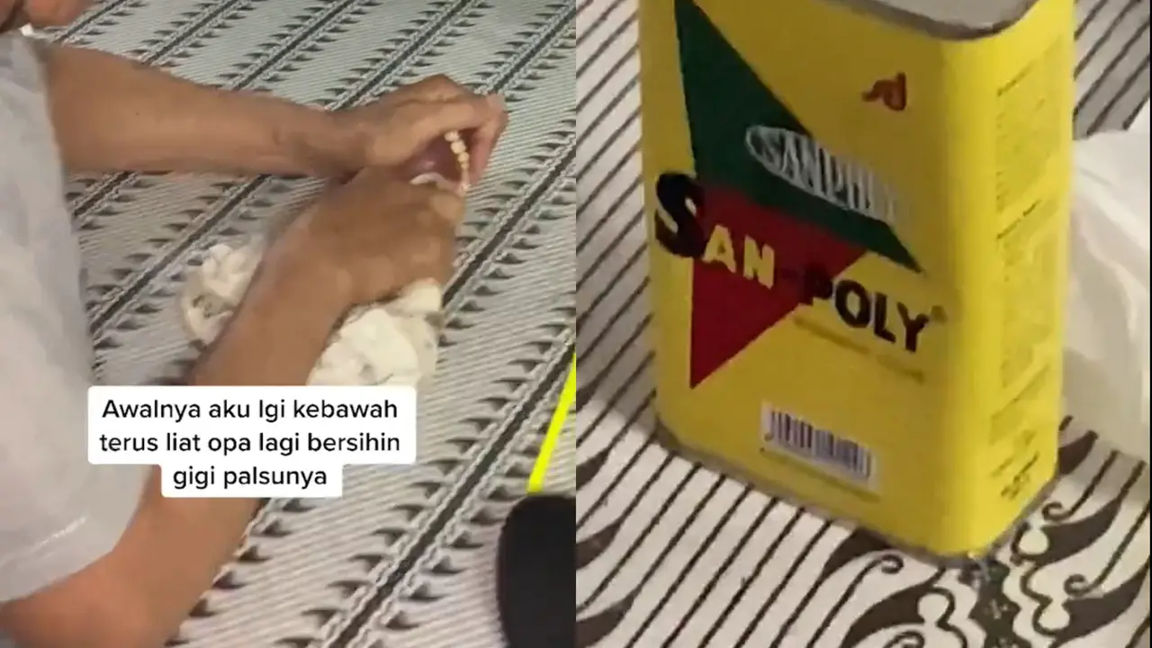 Kakek dan gigi palsu