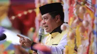 Ketua Harian DPP Partai Golkar, Nurdin Halid (Liputan6.com/Fauzan).